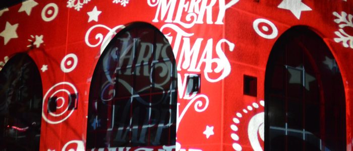 NATALE proiezione personalizzata anche con logo in azienda